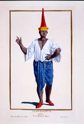 Ein siamesischer Mandarin oder Würdenträger, aus 